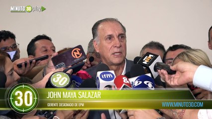 John Maya habla de Hidroituango SIN AUTO PLAY