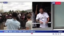 Lionel Messi es aclamado en París por aficionados del PSG