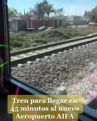 Video herunterladen: Tren para Llegar en Menos de Una Hora al Aeropuerto AIFA!