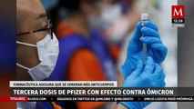 Vacuna contra covid de Pfizer es eficaz ante variante ómicron tras tres dosis: BioNTech