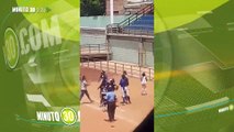 Se tiraron feo Tremenda pelea entre jugadoras de softbol en Santa Marta