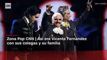 Así era Vicente Fernández con sus colegas y su familia