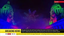 El Reino Unido da la bienvenida a 2022 con fuegos artificiales en Londres y celebraciones apagadas en todo el país