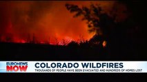 Los incendios forestales queman cientos de casas en Colorado, miles de evacuados