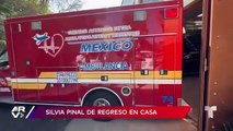 Silvia Pinal volvió a casa del hospital en compañía de Alejandra Guzmán y sus otros hijos