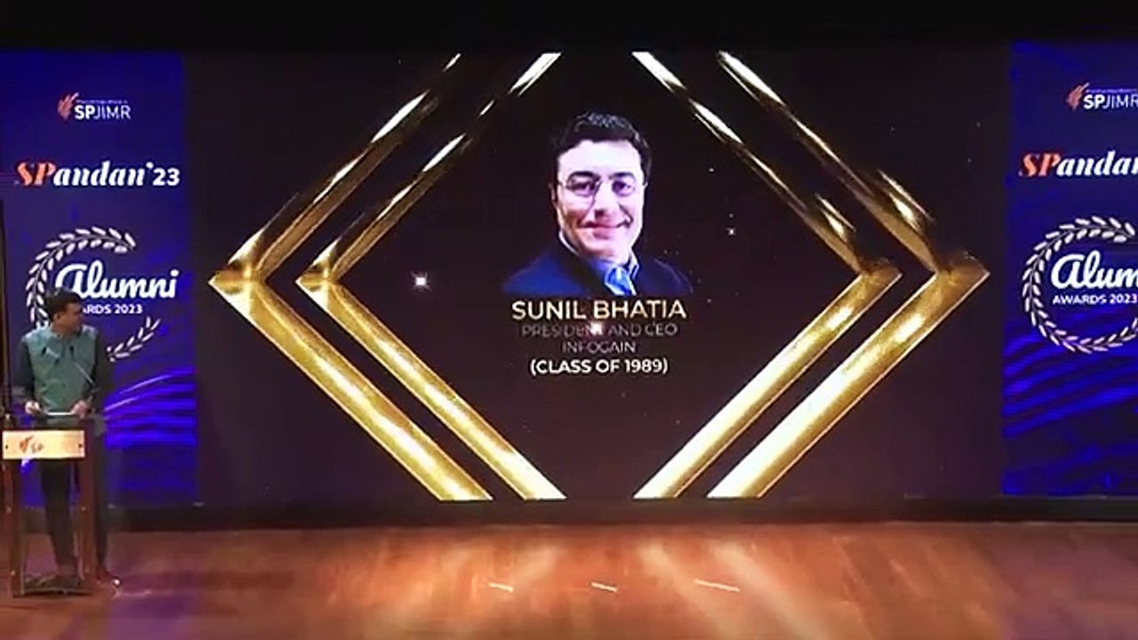 SPJIMR Alumni Awards 2023, Distinguished Alumnus – Sunil Bhatia