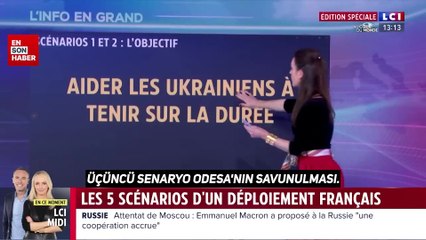 Fransız TV'sinde Ukrayna'da asker konuşlandırma ve çatışma senaryoları
