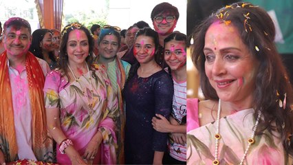 Holi 2024: Hema Malini Vrindavan Braj Ki Holi Celebration Inside Video Viral, Fans के सामने Song…