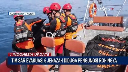 Tim SAR Kembali Evakuasi 6 Jenazah Perempuan Dewasa Diduga Pengungsi Rohingya