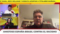 Posible alineación de España hoy contra Brasil en el amistoso internacional