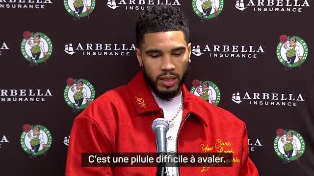 Celtics - Tatum : Une pilule difficile à avaler