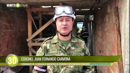 Soldados entrenan para cuando tengan que ayudar en grandes emergencias