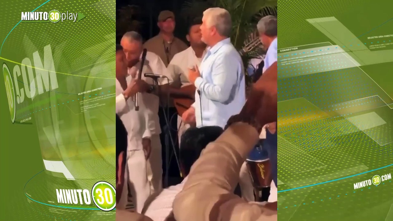 Iván Duque andaba de parranda en Valledupar