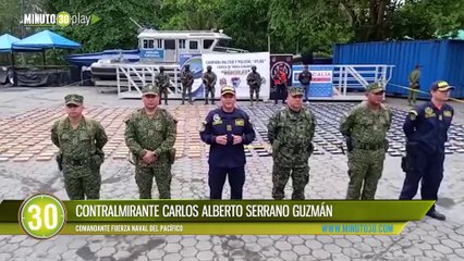 Incautan cocaína avaluada en más de 33 millones de dólares