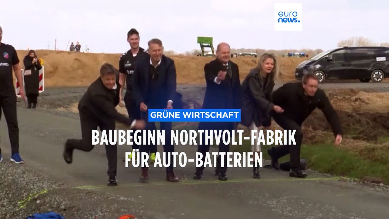 13.000 Arbeitsplätze: Scholz und Habeck eröffnen neue Giga-Fabrik an der Nordsee