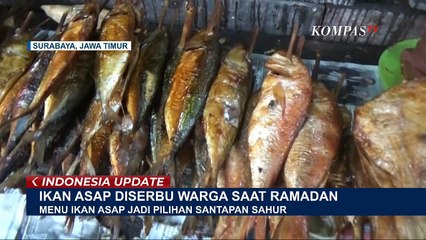 Download Video: Berkah Ramadan! Pedagang Ikan Asap di Kenjeran Ramai Pembeli, Raup Rp 3 Juta per Hari