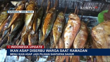 Berkah Ramadan! Pedagang Ikan Asap di Kenjeran Ramai Pembeli, Raup Rp 3 Juta per Hari