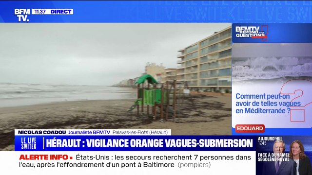 Vagues-submersion dans l'Hérault: comment peut-on avoir de telles vagues en Méditerranée ? BFMTV répond à vos questions
