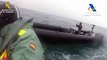 Vídeo de la Guardia Civil en el que interceptan embarcaciones dedicadas al narcotráfico.