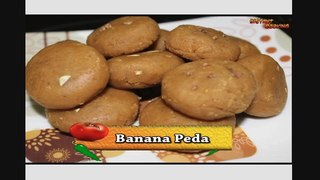 केले का पेड़ा | Banana Peda | Peda Recipe | Mathura Peda With Banana Twist