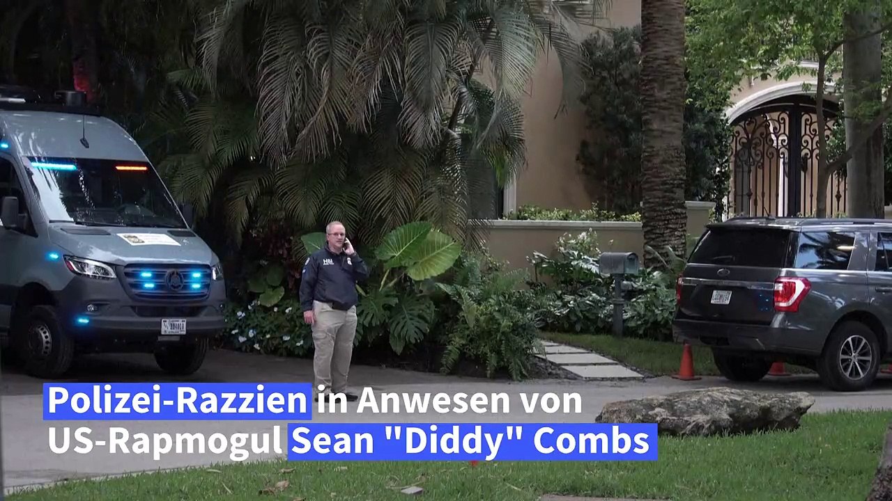 Missbrauchsvorwürfe: Razzien bei US-Rap-Mogul Sean 'Diddy' Combs