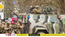 Las fuerzas ucranianas y los voluntarios se preparan para una posible invasión rusa