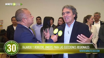 FAJARDO Y ROBLEDO, UNIDOS PARA LAS ELECCIONES REGIONALES