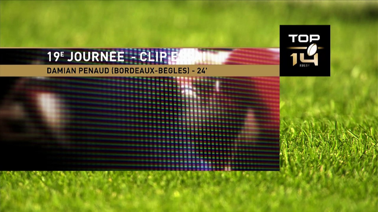 TOP 14 - Essai de Damian PENAUD (UBB) - Union B...