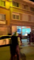 PKK yandaşları Ülkü Ocakları binası ateşe verip, camiye saldırdı