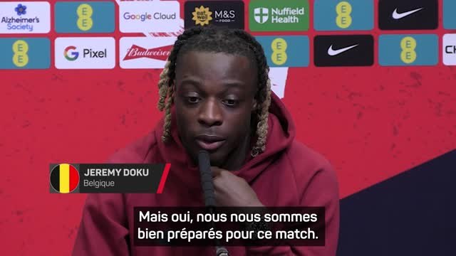 Belgique - Doku avant de défier l'Angleterre : Nous allons essayer de gagner