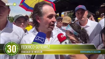 Fico en las marchas contra el gobierno