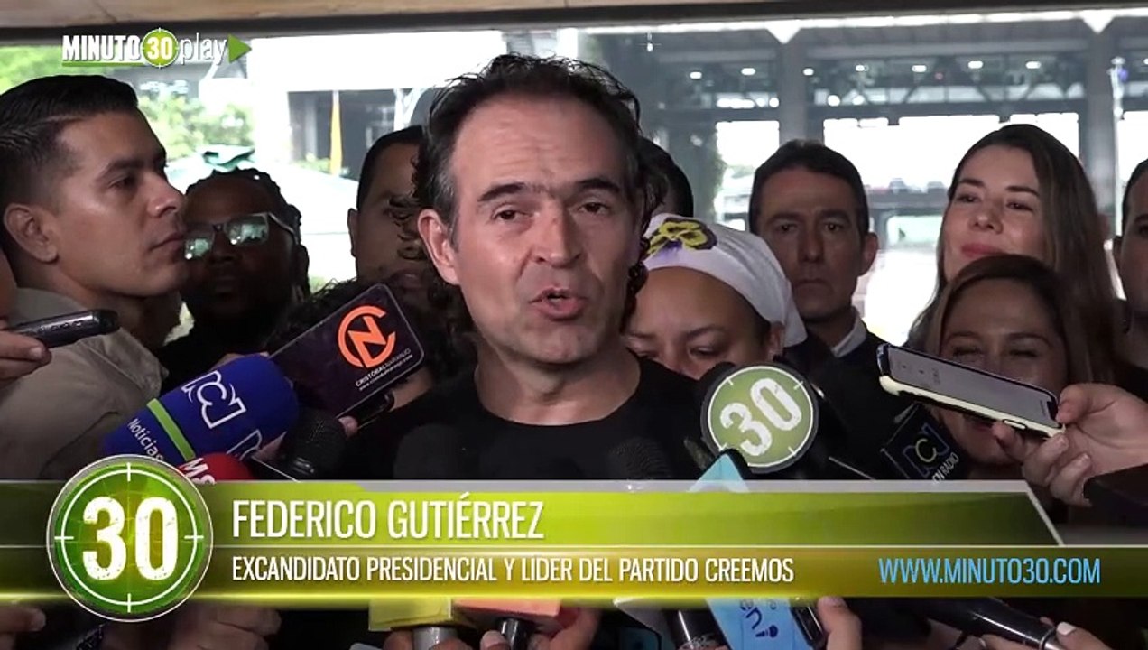 En los próximos días, Fico Gutiérrez, anunciaría su aspiración a la Alcaldía de Medellín