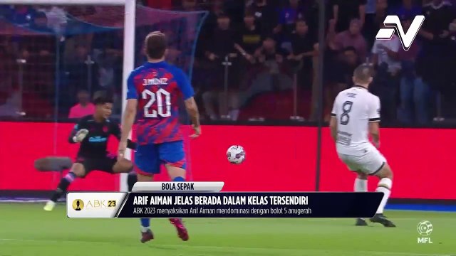 Arif Aiman jelas berada di kelas tersendiri selepas muncul MVP 2023