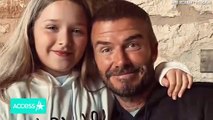 David Beckham y su hija Harper voltean panqueques juntos