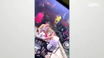 #VIRAL: La asaltaron  y la dejo su novio en un restaurante pero esta mujer siguo comiendo su pizza