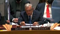 Discurso de AMLO en el Consejo de Seguridad de Naciones Unidas en Nueva York, EE.UU.