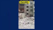 Ucrania: fuego, escombros y ruinas en Chernihiv tras el ataque ruso