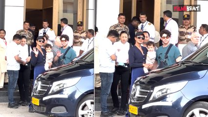 Priyanka Chopra पति Nick Jonas और बेटी को लेकर Los Angeles हुईं रवाना, Airport से Viral हुआ Video