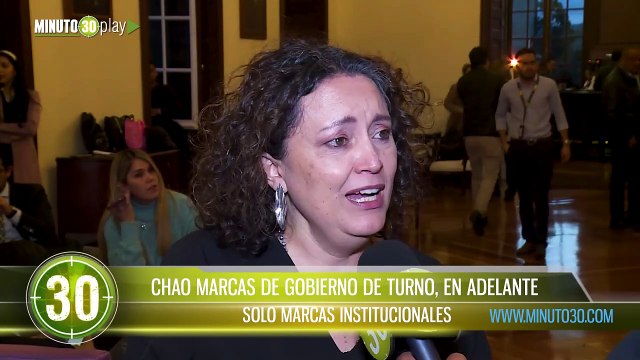 Chao marcas de gobierno de turno en adelante solo marcas institucionales