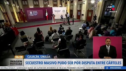 "Es una confrontación de dos grupos": López Obrador sobre secuestro masivo en Culiacán