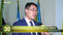 Instalan Grupo de Amistad Colombo Chino en el Congreso