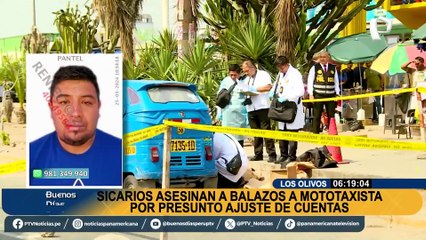 Télécharger la video: Los Olivos: asesinan a balazos a mototaxista cuando salía a trabajar