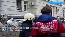 ONU verificó mil 335 víctimas en Ucrania; hay 474 muertos