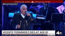 Fallece Vicente Fernández, icono mexicano, a los  81 años de edad