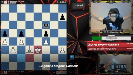 Faustino, el niño prodigio de 10 años de Barcelona que ha ganado al maestro de ajedrez Magnus Carlsen