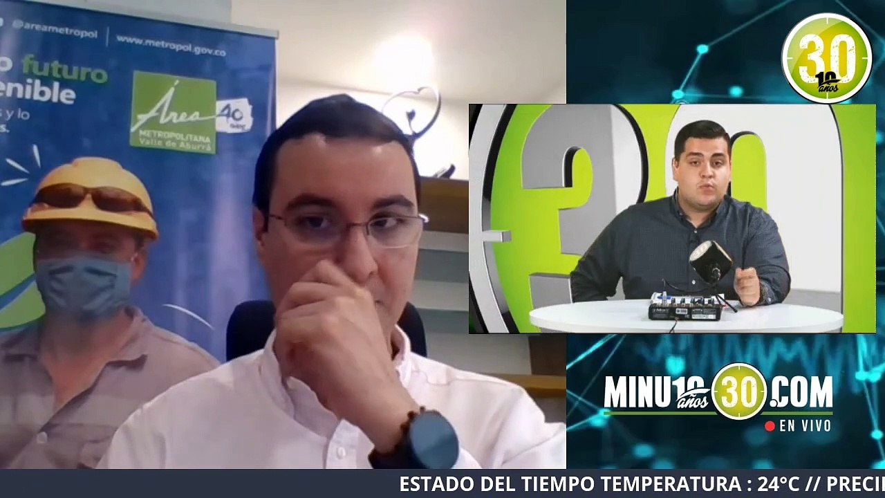 El director del Área Metropolitana del Valle de Aburrá, Juan David Palacio, habla sobre el Plan de G