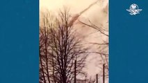 #VIDEO: Impactan imágenes de misil partiendo en dos a helicóptero ruso en el aire