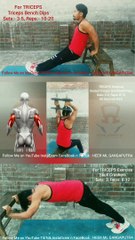 3 Best TRICEP Workouts #heermlgangaputra #naturalbodybuilding