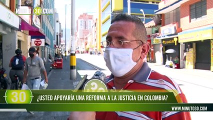 Esta de acuerdo usted con una reforma a la justicia.