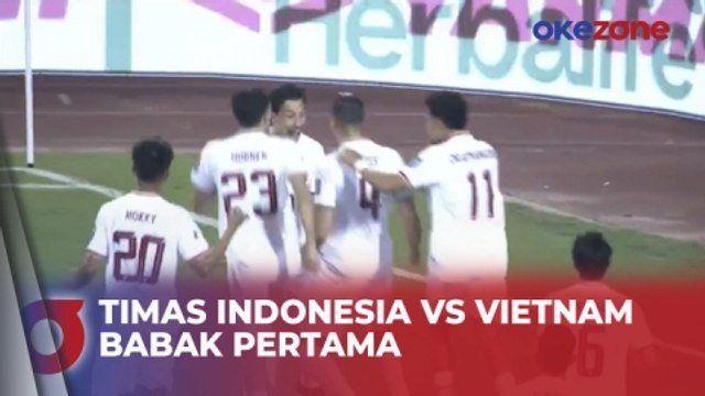 Highlights Babak Pertama Timnas Indonesia vs Vietnam 2-0, Jay Idzes dan Ragnar Oratmangoen Cetak Gol